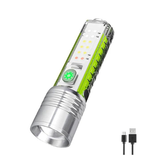 Multifunctional Zoom Flashlight With Currency Checker