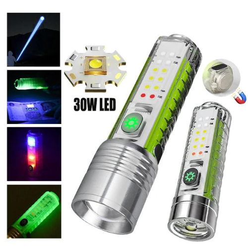 Multifunctional Zoom Flashlight With Currency Checker