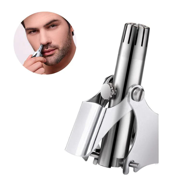 Mini Portable Stainless Steel Manual Nose Hair Trimmer