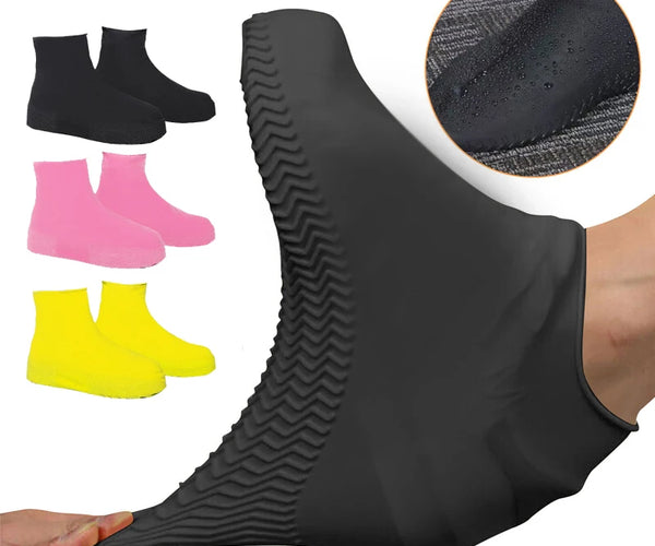 Waterproof Unisex Non-Slip Silicone Shoe Covers Reusable