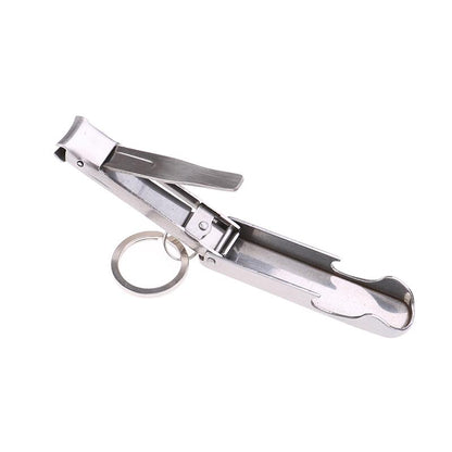 Bottle Opener Nail Clippers With Keychain