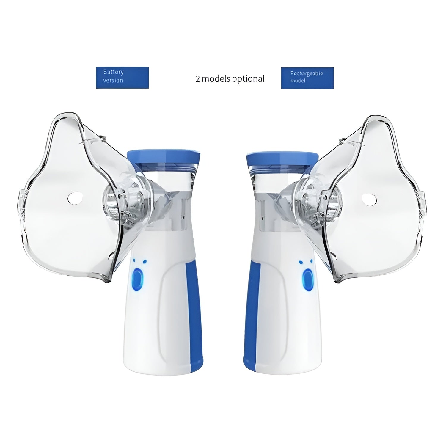 Portable Mesh Nebulizer Machine JSL-W302 with Masks & Mini Inhaler for Kids & Adults