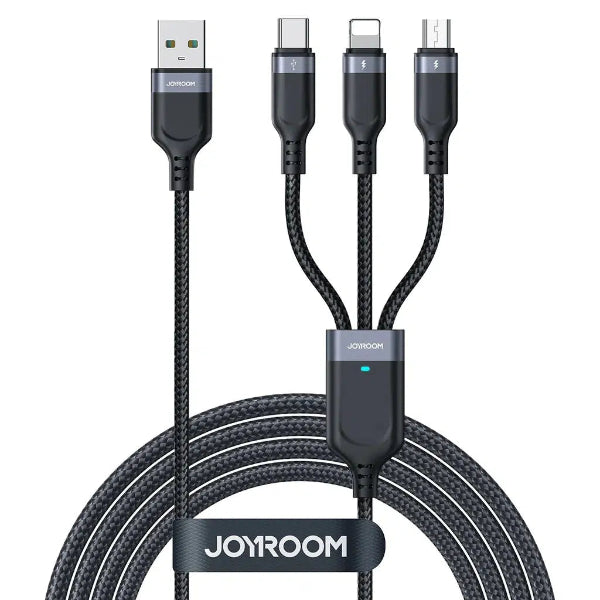 JOYROOM 3.5A Lightning+Type-C+Micro 3-in-1 Data Cable