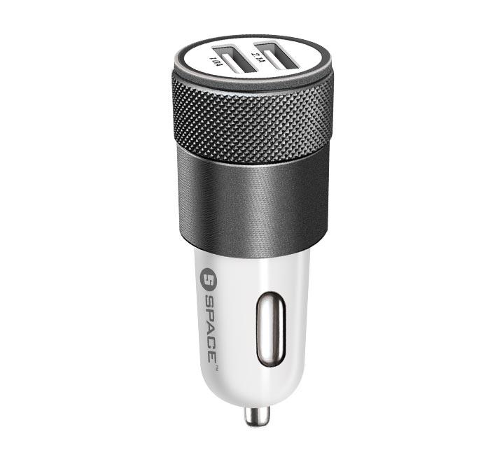 Space Dual Port USB 2.1A Car Charger