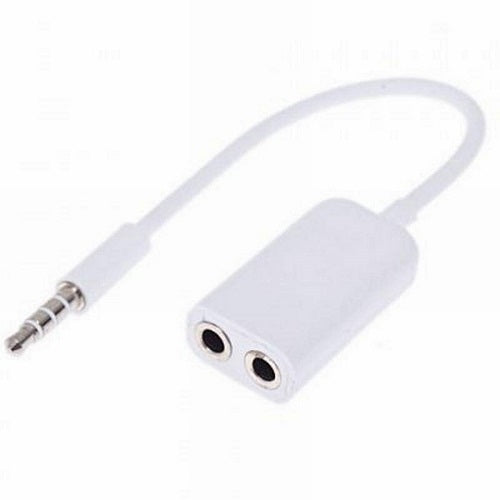 Earphone/ Headphone 3.5mm Audio Splitter/ Divider (connects two handsfree at same time)