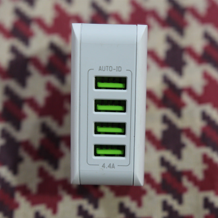 Ldnio 4U 4.4mA Usb Charger+ 4 port Usb Hub - Saamaan.Pk