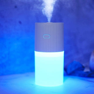 Urallife Portable 300ml Humidifier USB Charging Desktop Luminous Cup Aroma Diffuser Cool Mist Maker Air Humidifier Purifier