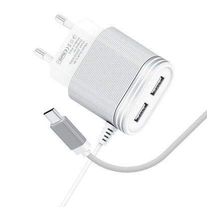 Audionic S-80 Type C 2.1 Dual USB Port Charger