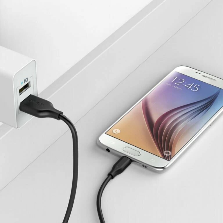 Anker PowerLine Micro Cable 3ft – Black – A8132H12