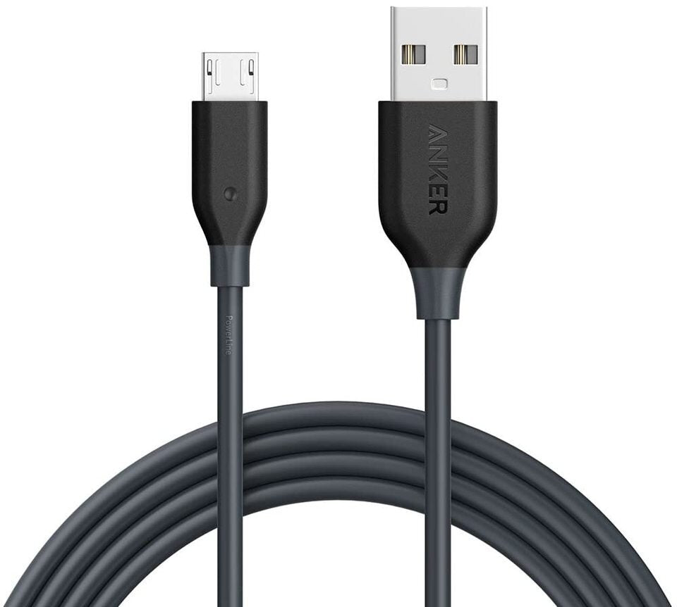 Anker PowerLine Micro Cable 6ft – Gray – A8133H11
