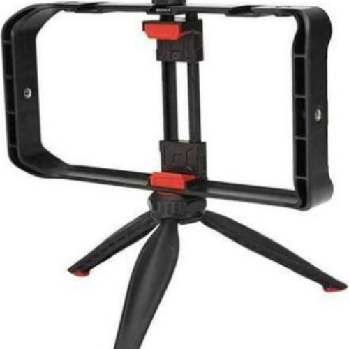 JMARY MT-33 TRIPOD KIT HANDEL PHONE HOLDER RIG CAGE STAND FOR SMARTPHONE / CAMERA / SAMSUNG / APPLE / XIAOMI / HUAWEI / OPPO / VIVO / REALME / ONEPLUS