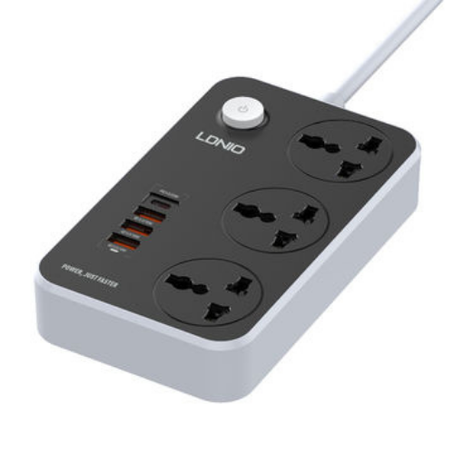 Ldnio SC3412 Fast Charging Power Extension With 20W USB C PD Port & 3 QC 3.0 Ports EU Plug