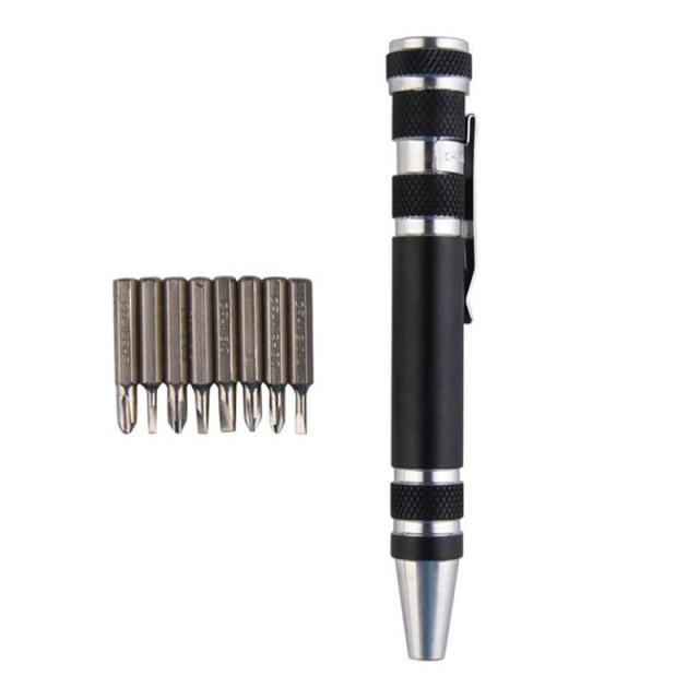 Mini Multipurpose 8 in 1 Screwdriver Pen