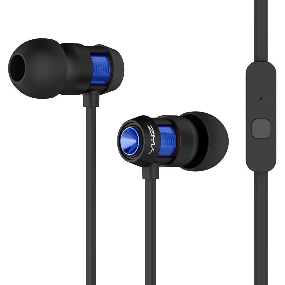 YWZ 1088 metal texture bass expression earphone 3.5mm plug metal in-ear stereo earphones with mic - Saamaan.Pk
