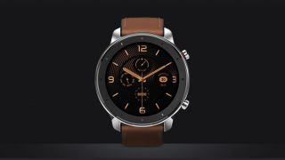 AMAZFIT GTR 47mm Smart Watch 24 Days Battery Life 5ATM Waterproof Global Version ( Xiaomi Ecosystem Product ) - Brown 47mm Stainless Steel Case - Saamaan.Pk
