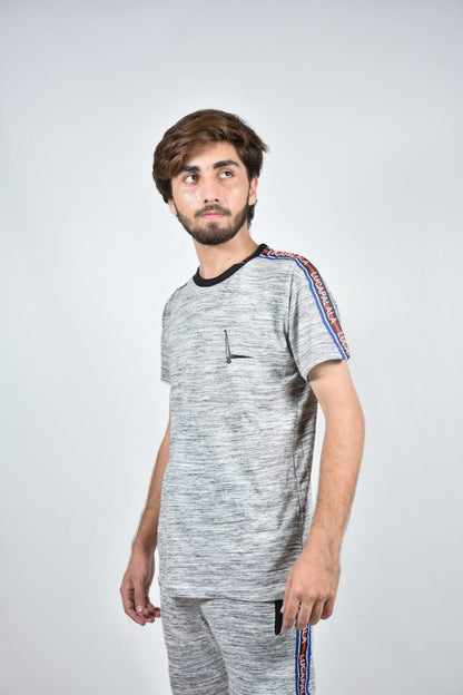 LUCASTRIP GREY TRACKSUIT - Saamaan.Pk