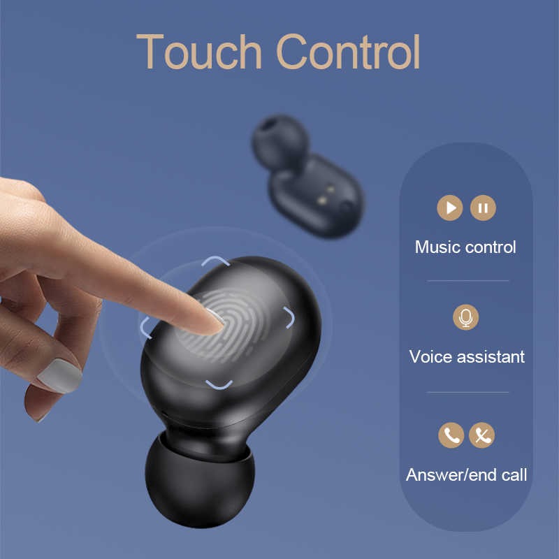 Haylou GT1 Bluetooth 5.0 Sports HD Stereo Touch Control Ear Buds - Saamaan.Pk