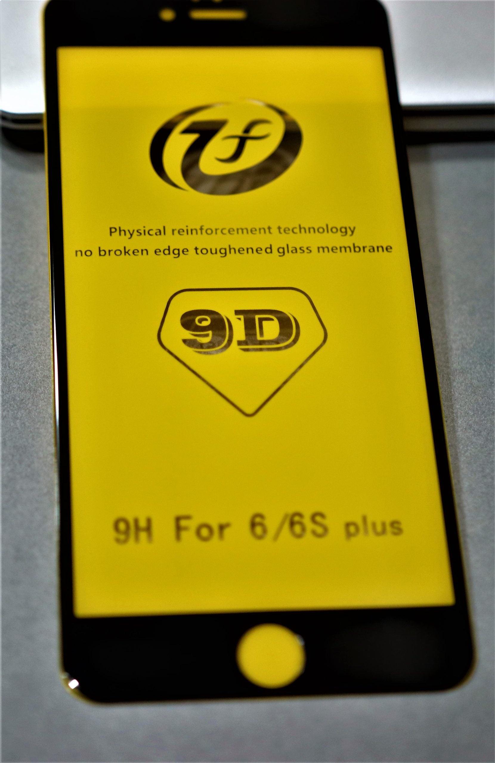 9D Tempered Glass Phone Screen Protector for Iphone6Plus 6sPLUS AA Qualtiy 9D Glass fast Automatic exhaust - Saamaan.Pk