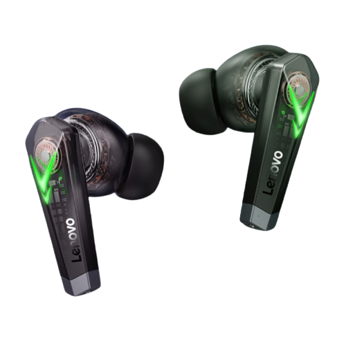 Lenovo LP6 TWS Gaming Earphones Wireless Bluetooth 5.0 Headphones HiFi Low Latency Noise Reduction In-Ear Earbuds with Mic - Black