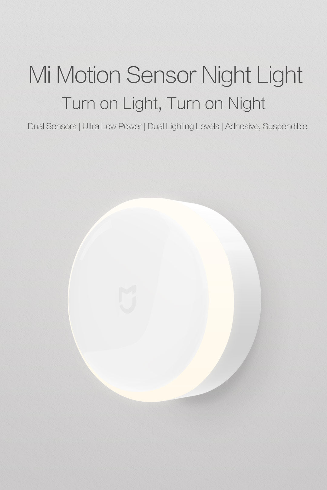 Original Xiaomi mijia Yeelight LED night light Infrared Remote Control human body Motion sensor For xiaomi Mi home Smart home - Saamaan.Pk