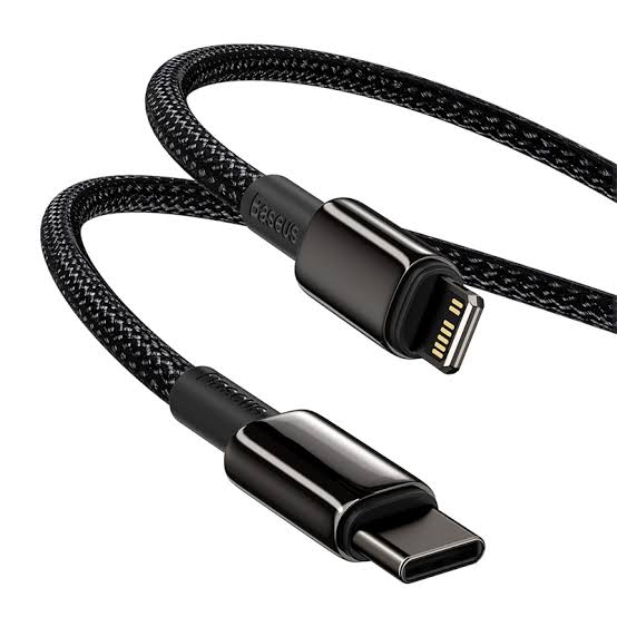 Baseus Tungsten Gold Type-C to iPhone PD 20W Fast Charging Data Cable