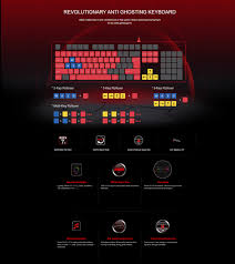 A4Tech Bloody Q135 Illuminating Gaming Keyboard. - Saamaan.Pk