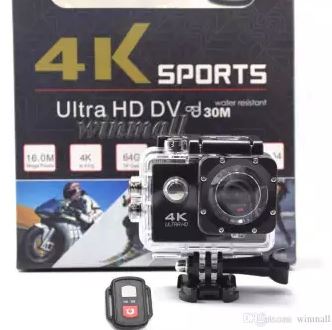 4K Water Proof WiFi Ultra-HD Sports Action Camera - Black - Saamaan.Pk