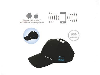 Infinix XH01 - Wireless Bluetooth Cap - Blue - Saamaan.Pk