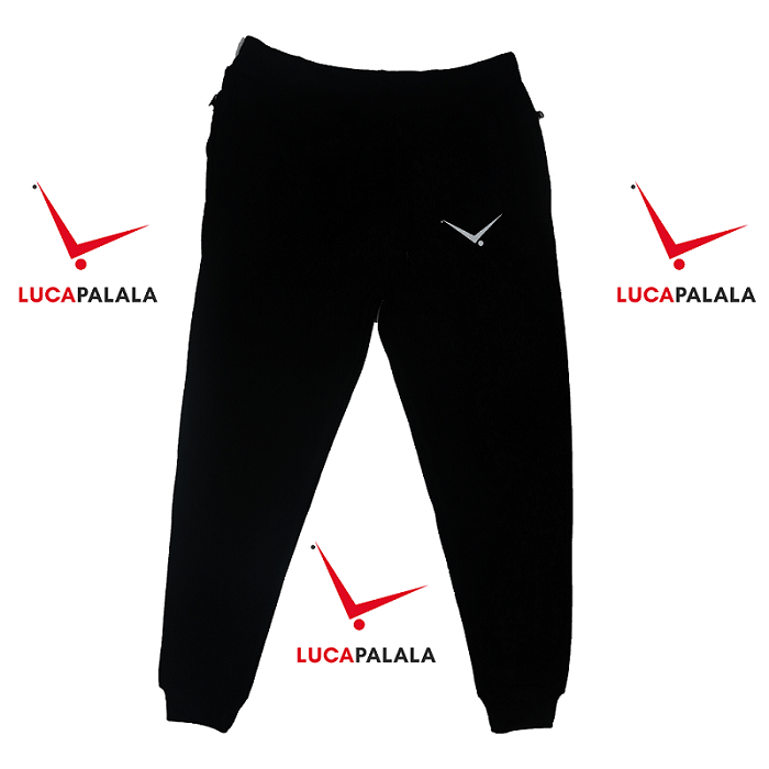 Luca1 trouser/jogger (Black) - Saamaan.Pk