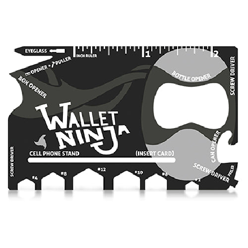 Wallet Ninja 18 in 1 Card Sized Multitool